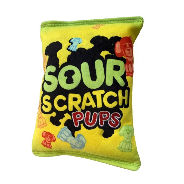 Lulubelles Halloween Candy Sour Scratch Dog Toy Online Sale