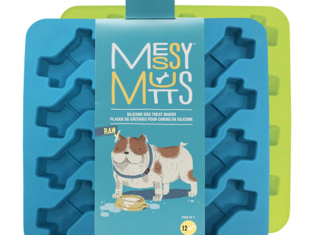 Messy Mutts Silicone Bake Freeze Dog Treat Tray Online now