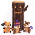 Zippy Paws Halloween Log Burrow Dog Toy Hot on Sale