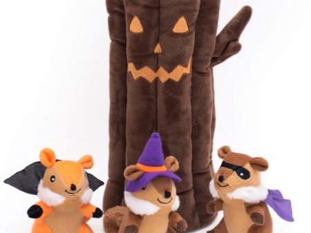 Zippy Paws Halloween Log Burrow Dog Toy Hot on Sale