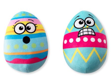 Fringe Painted Egg Dog Toy Pair Cheap