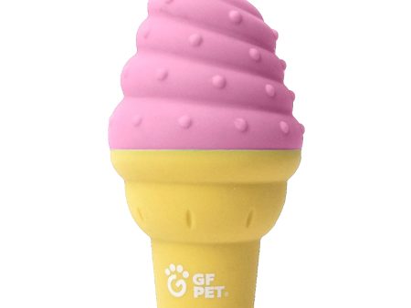 GF Pet Ice Cream Cone Dog Toy - Strawberry Online Hot Sale