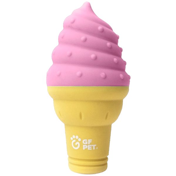 GF Pet Ice Cream Cone Dog Toy - Strawberry Online Hot Sale