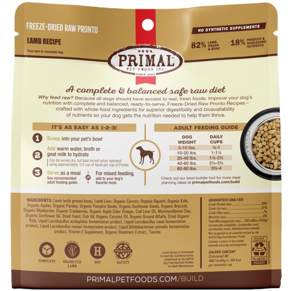 Primal Freeze-Dried Pronto Dog Lamb Cheap