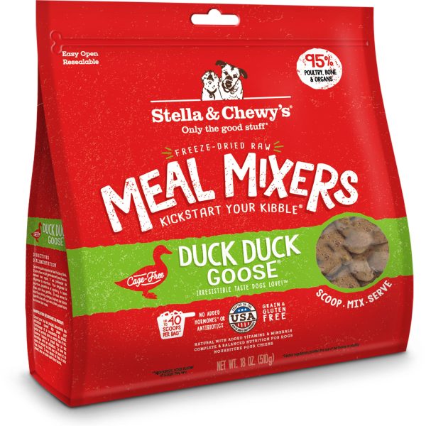 Stella & Chewy s Meal Mixers Duck & Goose Dog Food Topper - 18oz For Sale