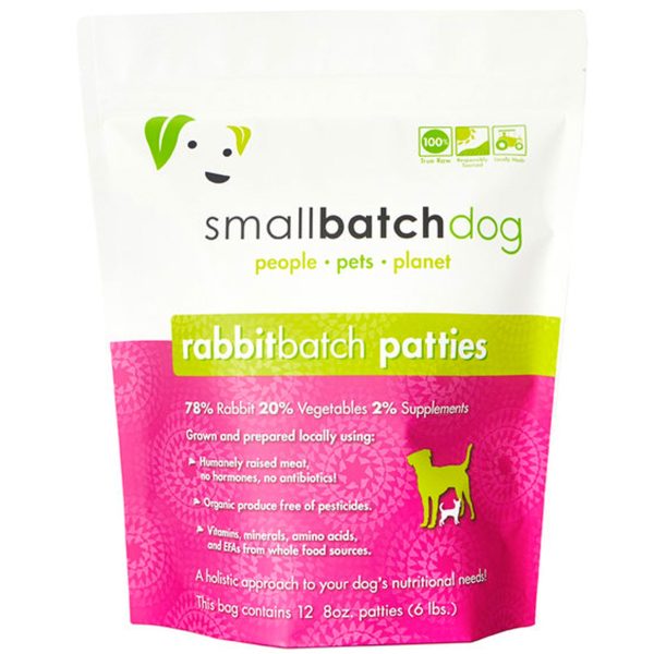 Small Batch Raw Dog Rabbit 6 lbs Sale