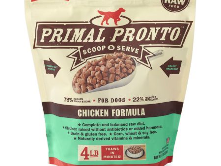 Primal Pronto Dog Chicken 4 lbs Online now