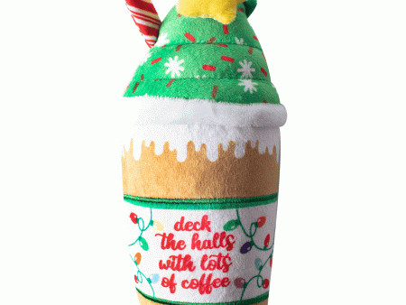 Fringe Deck the Halls Coffee Dog Toy Cheap