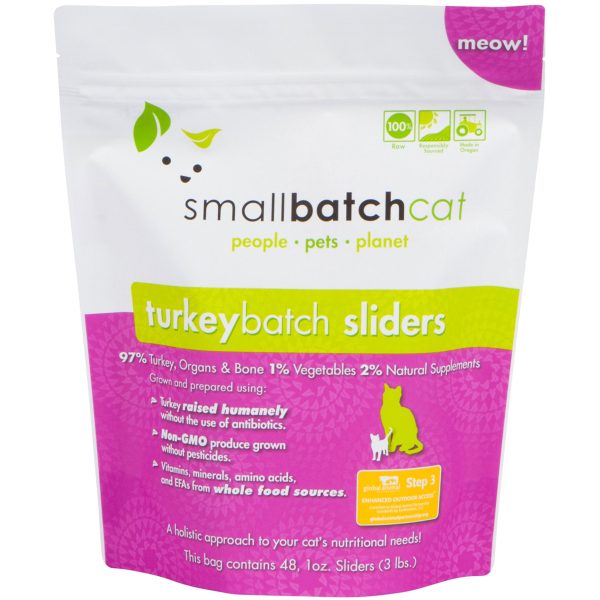 Small Batch Raw Cat Turkey 3 lbs Sale