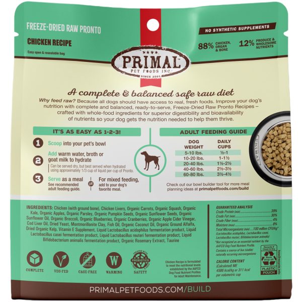 Primal Freeze-Dried Pronto Dog Chicken Discount