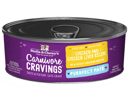 Stella & Chewy s Carnivore Cravings Purrfect Pate Chicken and Chicken Liver Cat Food Online Sale