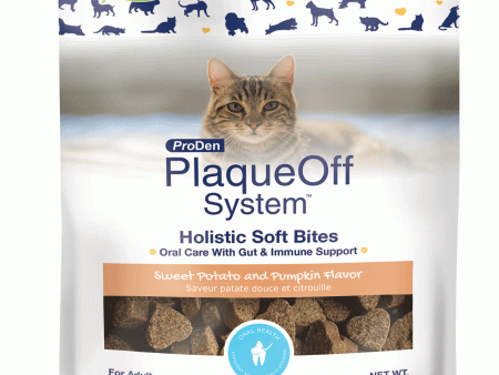 ProDen PlaqueOff System Holistic Soft Bites for Oral Care, Gut & Immune Support for Cats - 3 oz Online Hot Sale