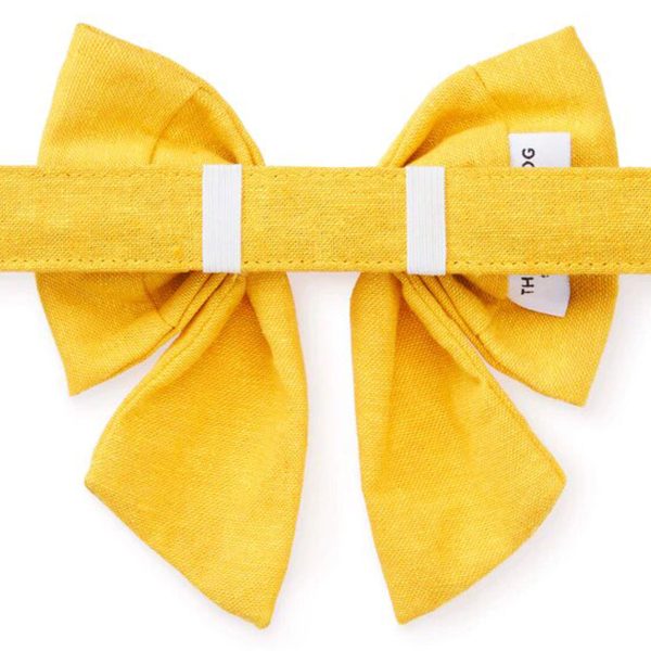 The Foggy Dog Sunflower Yellow Dog Lady Bow For Discount