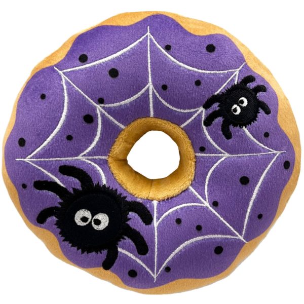 Lulubelles Spiderweb Donut Dog Toy - Purple Fashion