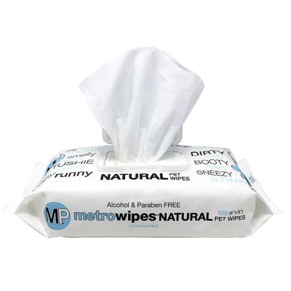 Metro Paws Hypo Natural Unscented Grooming Wipes For Cheap