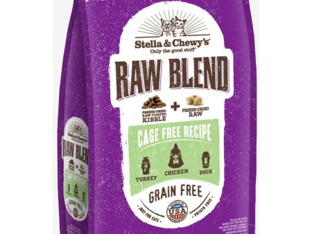 Stella & Chewy s Raw Blend Cage-Free Recipe Kibble Cat Food - 5lbs Online Sale