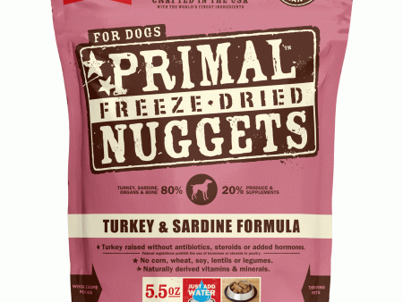 Primal Freeze-Dried Turkey & Sardine Formula Dog Food For Cheap