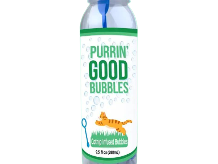 Purrin  Good Bubbles for Cats- Catnip Infused Online Hot Sale