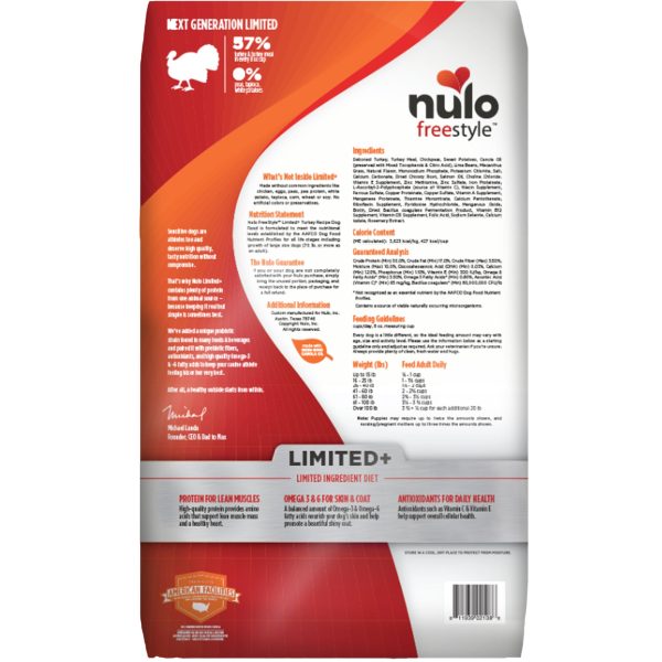 Nulo FreeStyle Limited+ Turkey Puppy & Adult Dog Food on Sale