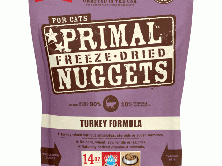 Primal Freeze-Dried Turkey Formula Cat Food - 14oz Hot on Sale