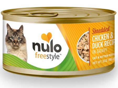 Nulo FreeStyle Shredded Chicken & Duck Wet Canned Cat Food For Cheap