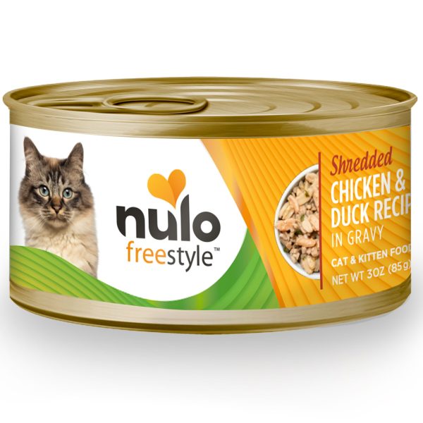 Nulo FreeStyle Shredded Chicken & Duck Wet Canned Cat Food For Cheap