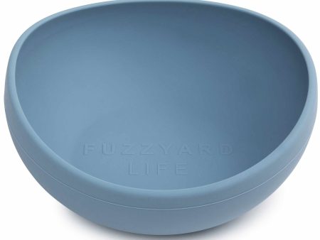 Fuzzyard Silicone Dog Bowl - Blue Supply