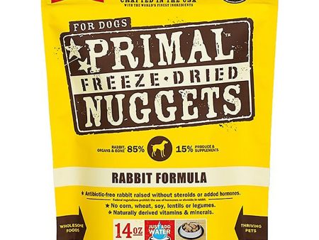 Primal Freeze-Dried Rabbit Formula Dog Food - 14oz on Sale