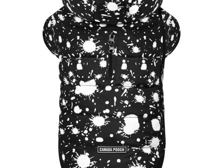 Canada Pooch Prism Puffer Black Splatter Glow Online now