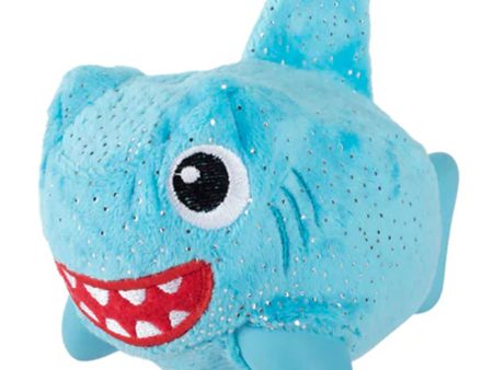 Fringe Plush & Rubber Shark Dog Toy Sale