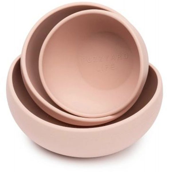 Fuzzyard Silicone Dog Bowl - Blush For Discount