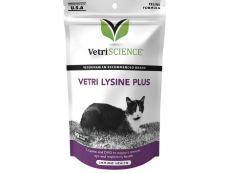 Vetriscience Cat Lysine & Immune Support Chews 90ct Discount