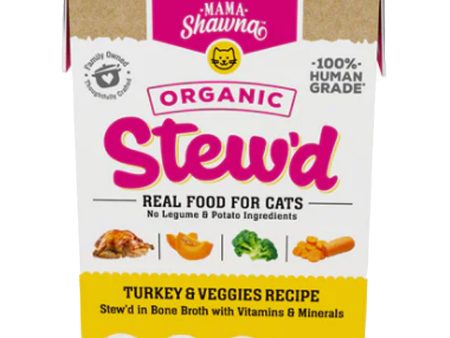 Mama Shawna Organic Stew d Cat Turkey & Veggies 5.5 oz Online Hot Sale