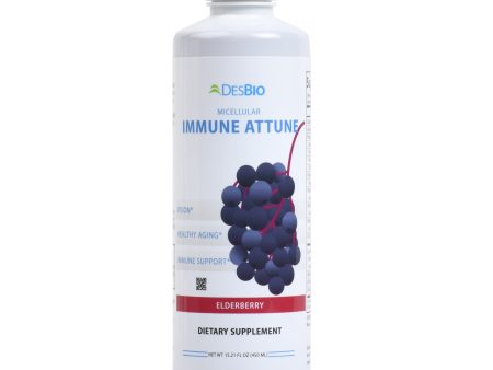 DesBio Micellular Immune Attune Dietary Supplement Elderberry 15.21 fl oz Online