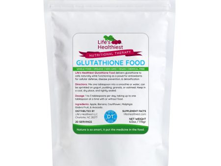 Life s Healthiest GLUTATHIONE FOOD Whole Food Nutritional Therapy 6.0 oz on Sale