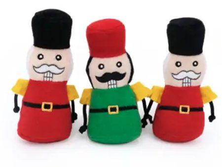 Zippy Paws Holiday Miniz Nutcrackers Dog Toys - 3 Pack Online Hot Sale