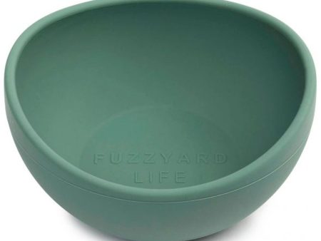 Fuzzyard Silicone Dog Bowl - Green Sale