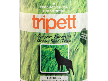 PetKind® Tripett® Wet Dog Food Green Beef Tripe 13oz Can Single Online now