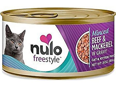 Nulo FreeStyle Minced Beef & Mackerel Wet Canned Cat Food Online