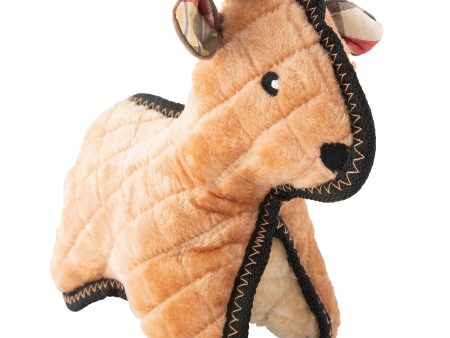 Zippy Paws Holiday Z-Stitch Grunterz Reindeer Dog Toy Online now