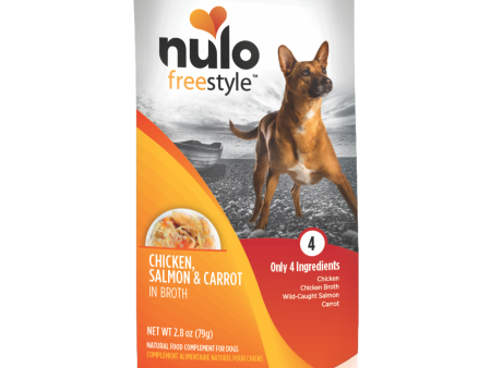 Nulo FreeStyle Meaty Toppers Chicken, Salmon & Carrot Dog Food Topper Sale