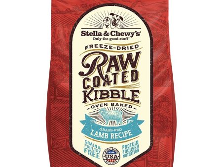 Stella & Chewy s Raw Coated Grass-Fed Lamb Dog Kibble Supply