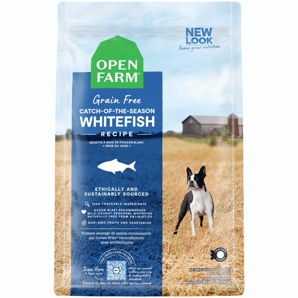 Open Farm Catch of the Season Whitefish & Green Lentil Dry Dog Food Fashion