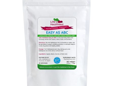 Life s Healthiest EASY AS ABC Whole Food Nutritional Therapy 6.0 oz (Daily Detox and Full-Body Refresh) For Discount