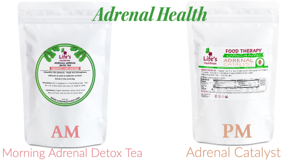 Life s Healthiest ADRENAL CATALYST Nutritional Therapy & Morning Adrenal Detox Tea For Cheap