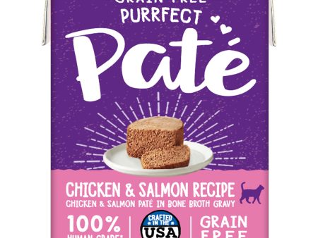 Stella & Chewy s Purrfect Pate Chicken & Salmon Recipe Wet Cat Food - 5.5oz Discount