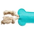 Jax & Bones Hitch & Bone Rope Dog Toy - Aqua Online Hot Sale