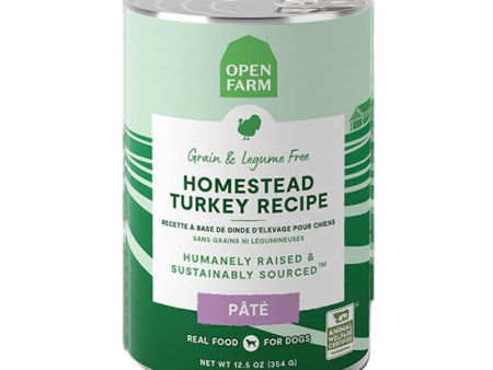 Open Farm Wet Dog Food - Homestead Turkey Recipe 12.5oz Can Single For Sale