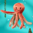 Fluff & Tuff Squirt Octopus Dog Toy Online now