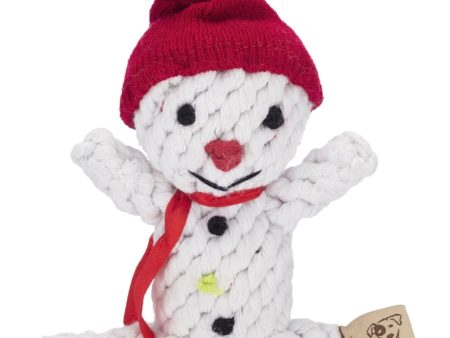 Jax & Bones Scott Snowman Dog Toy - 6  Sale